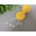 350g Bear forma de botella de miel de plástico con la tapa de la válvula de silicona no goteo (PPC-PHB-16)